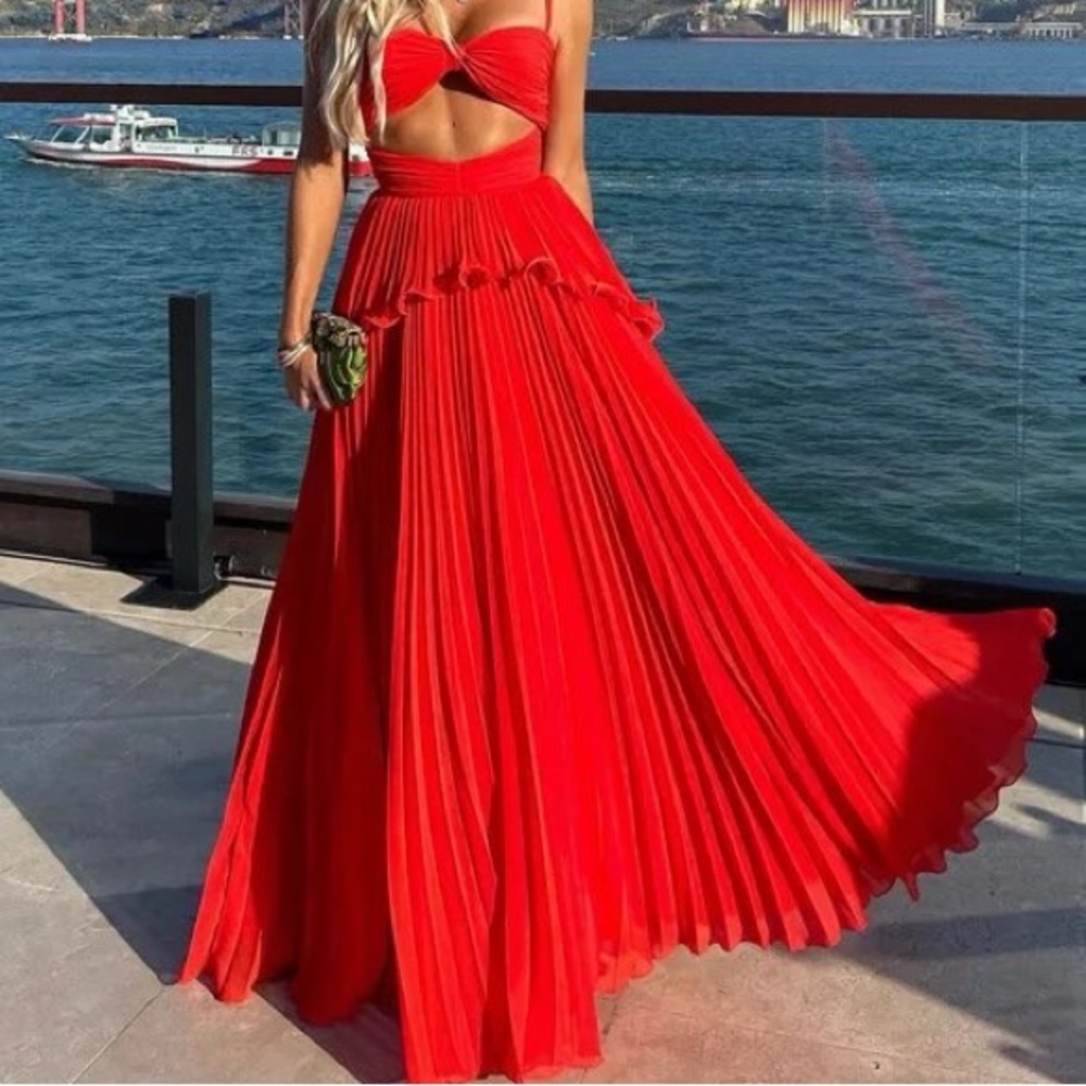 Red Maxi Dress